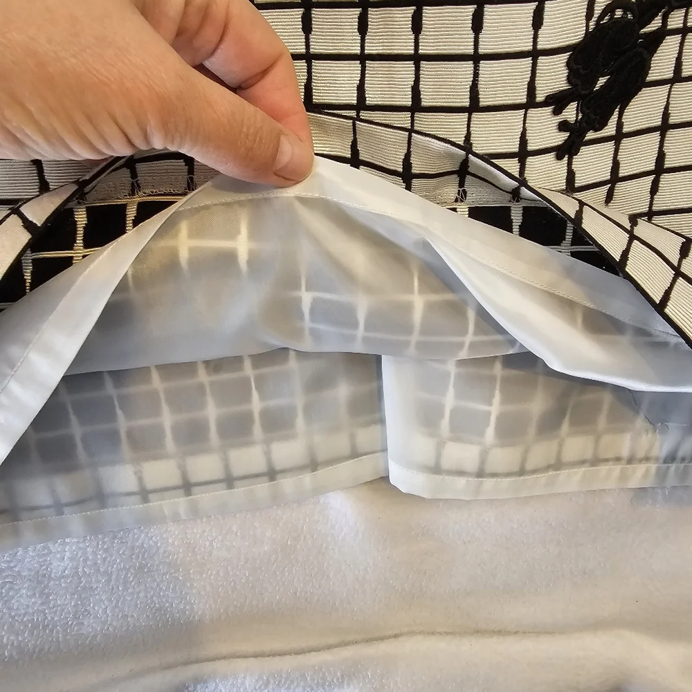 Betsey Johnson Black and White Grid Mini Dress - Picture 5 of 10